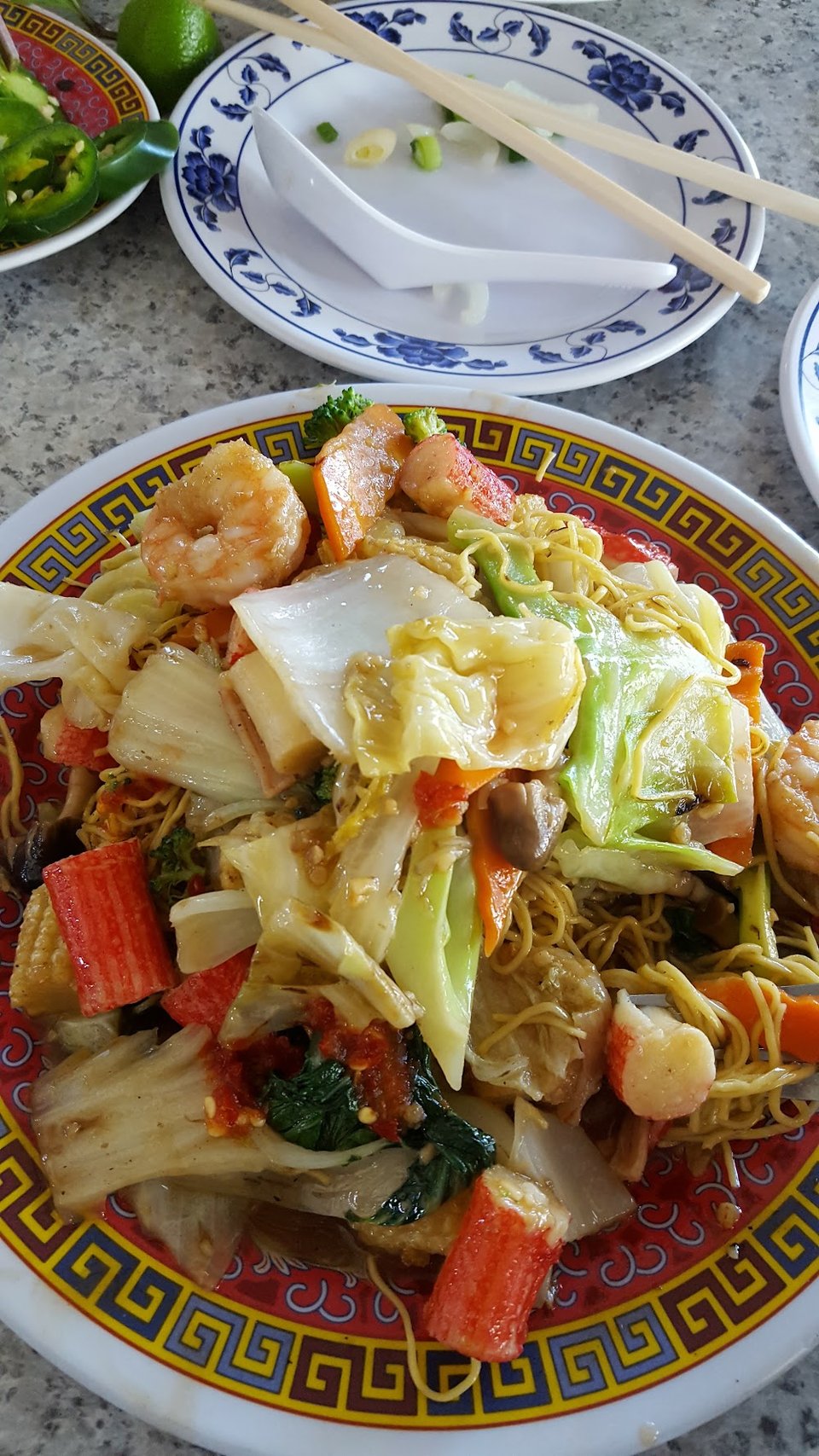 Seafood Stir Fried Mixed Vegetables