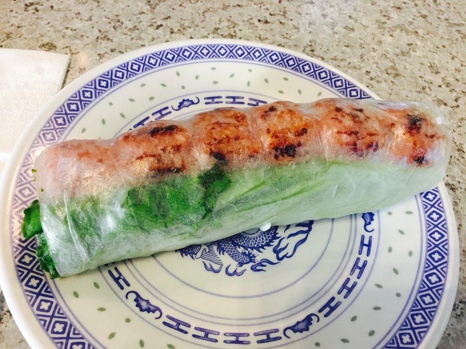 Vietnamese Pork Salami Spring Rolls