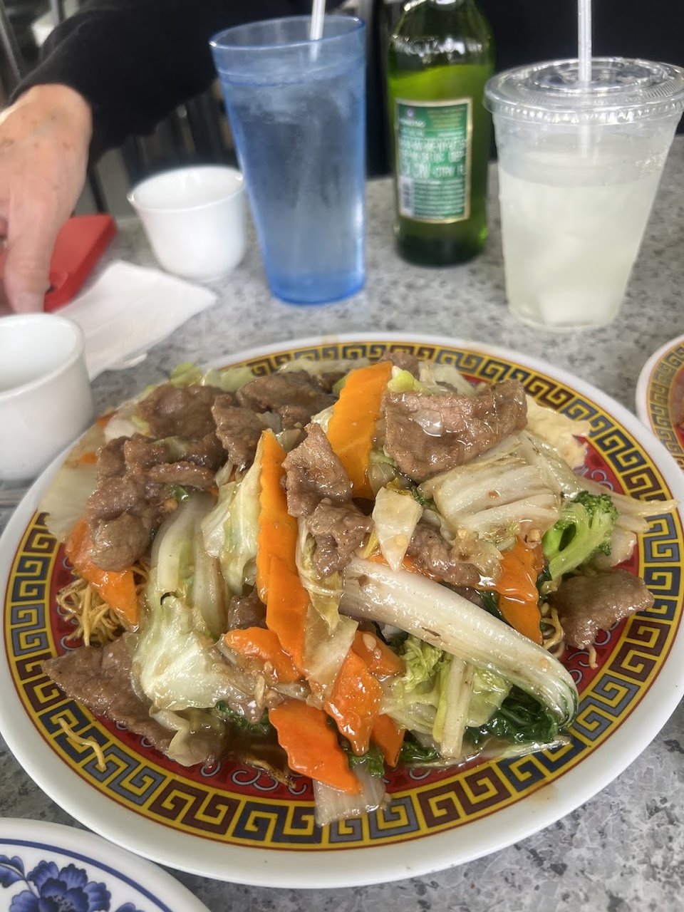 Soft Noddles with Beef and Vegetables